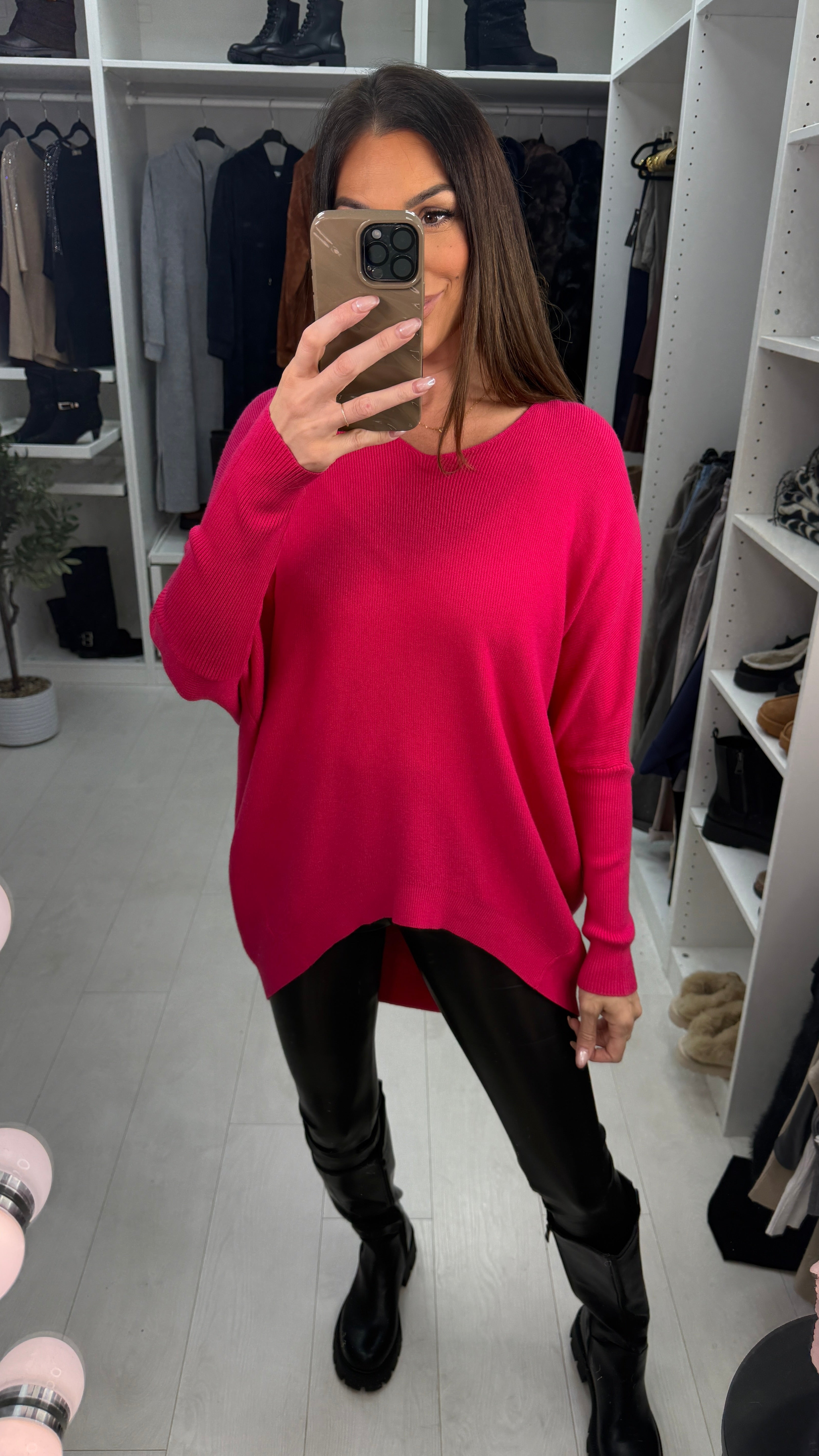 Bethan Plain Embellished Cut Out Back Jumper