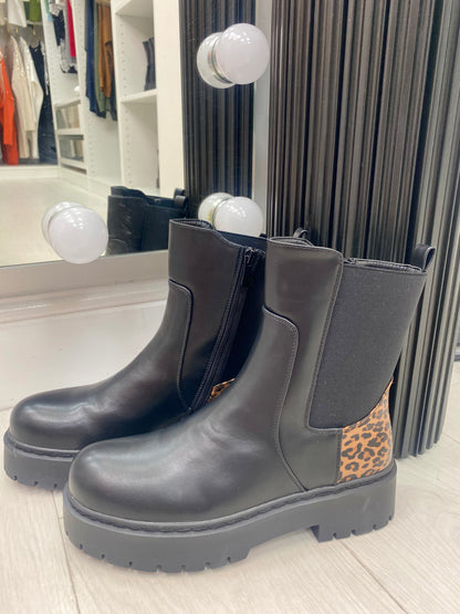 Tulissa Leopard Print Ankle Boots