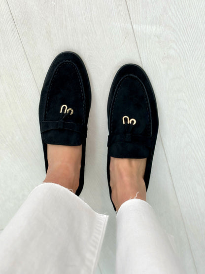 Rue Faux Suede Pendant Loafers
