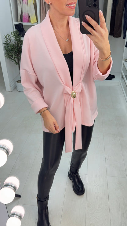 Vera Plain Buckle Detail Blazer