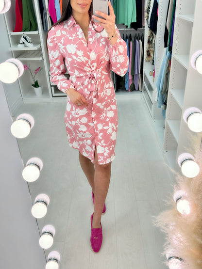 Tanya Floral Print Shirt Dress