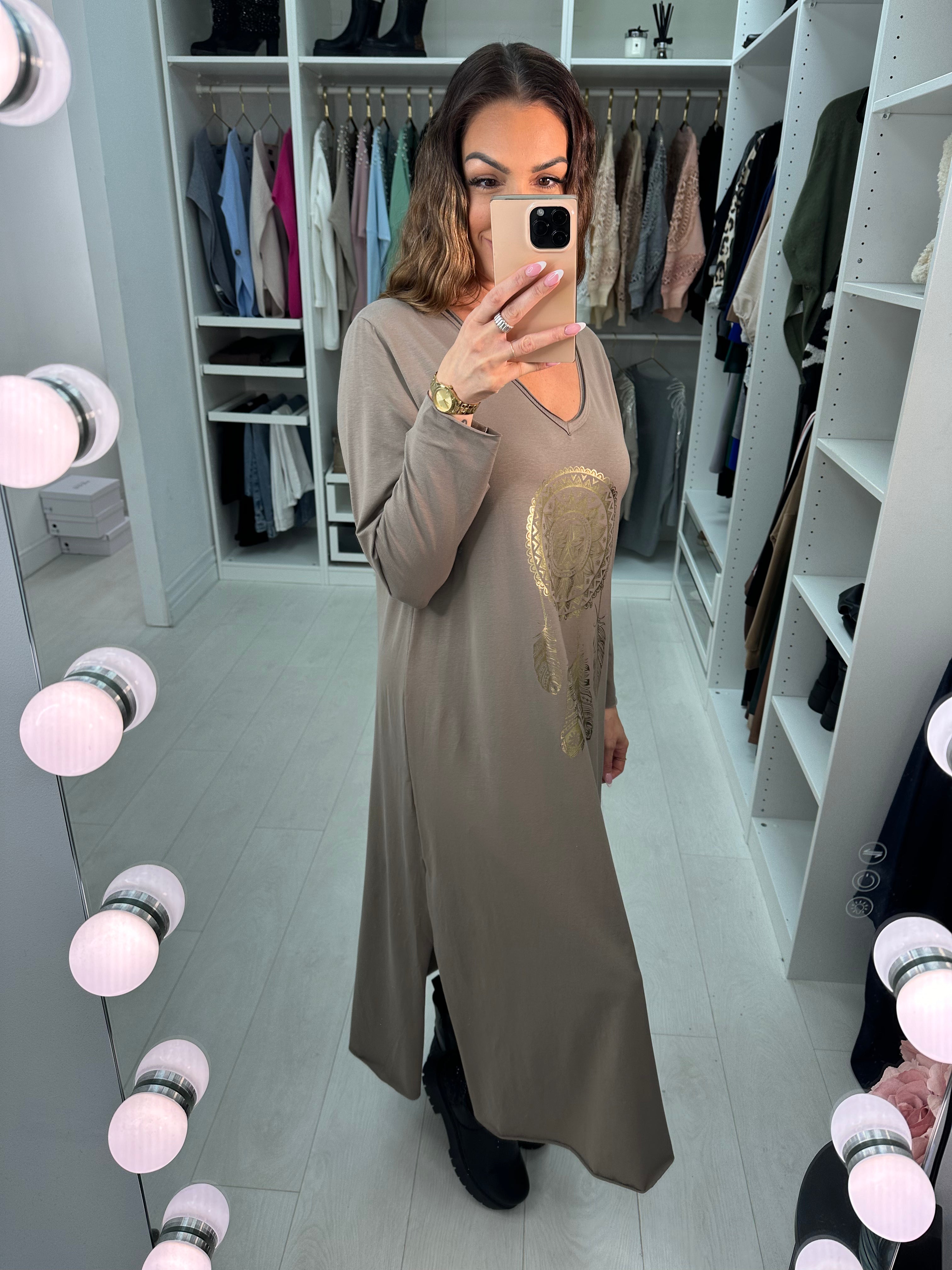 Theresa Long Sleeve Dreamcatcher Dress