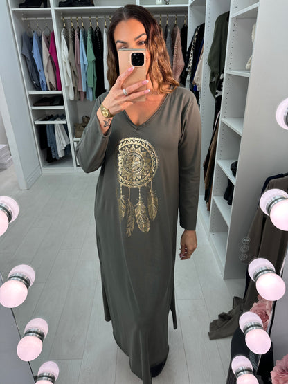 Theresa Long Sleeve Dreamcatcher Dress