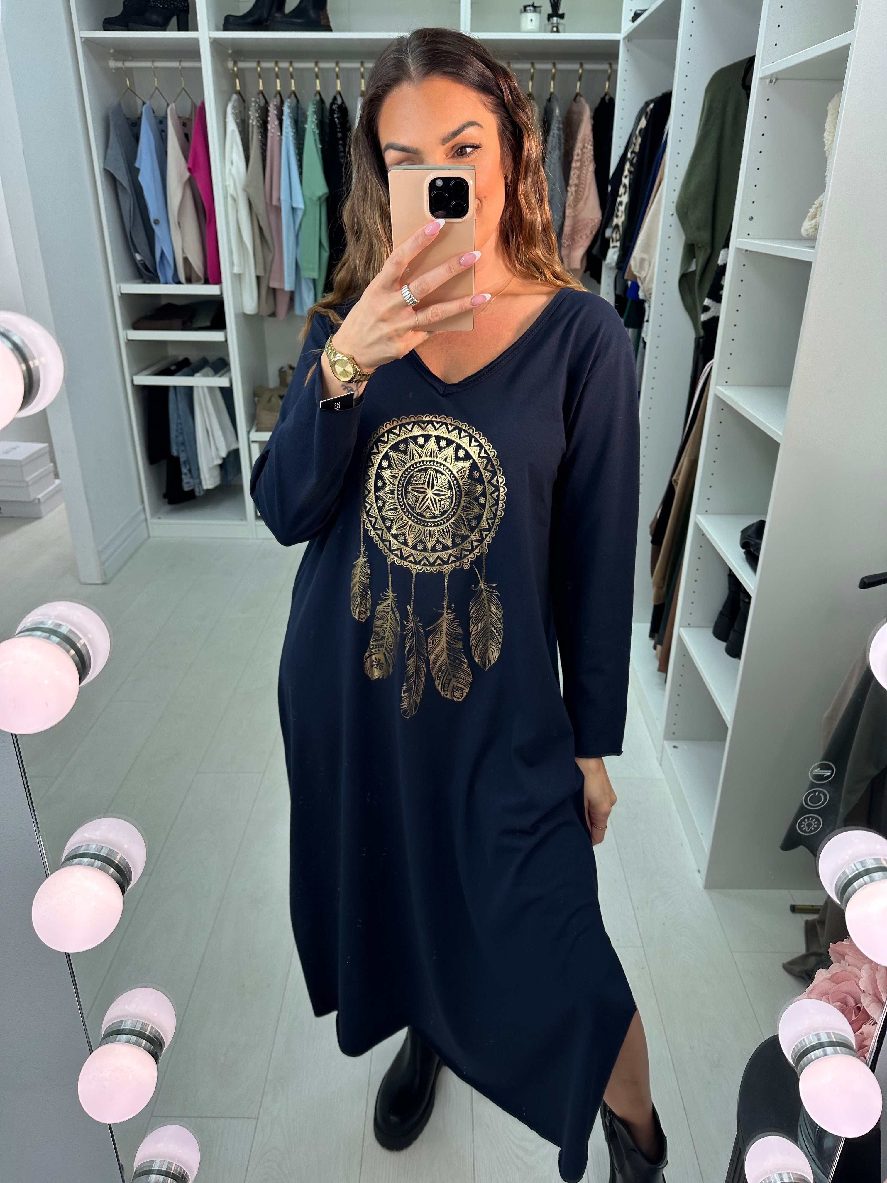 Theresa Long Sleeve Dreamcatcher Dress