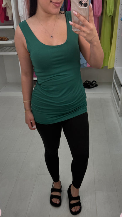 Rilah Square Neck Jersey Vest Top