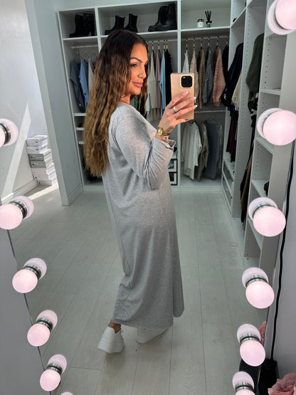 Janine Plain long Sleeve Dress