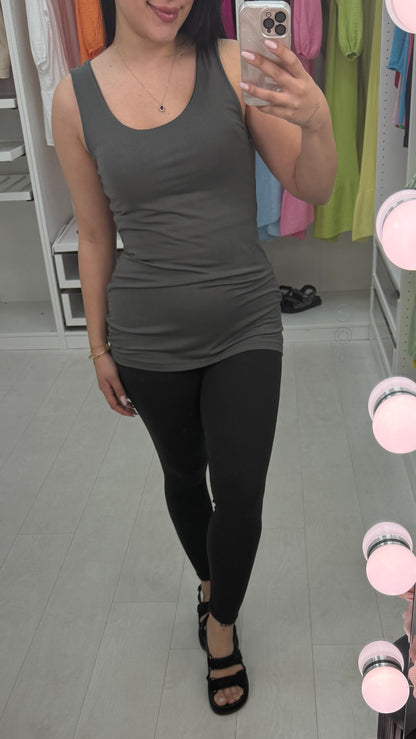 Rilah Square Neck Jersey Vest Top