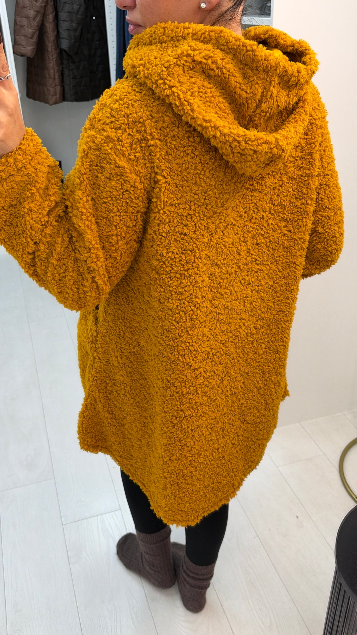 Keeney Oversized Teddy Hoodie Jumper