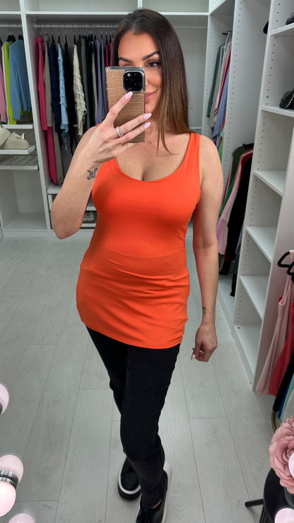 Rilah Square Neck Jersey Vest Top