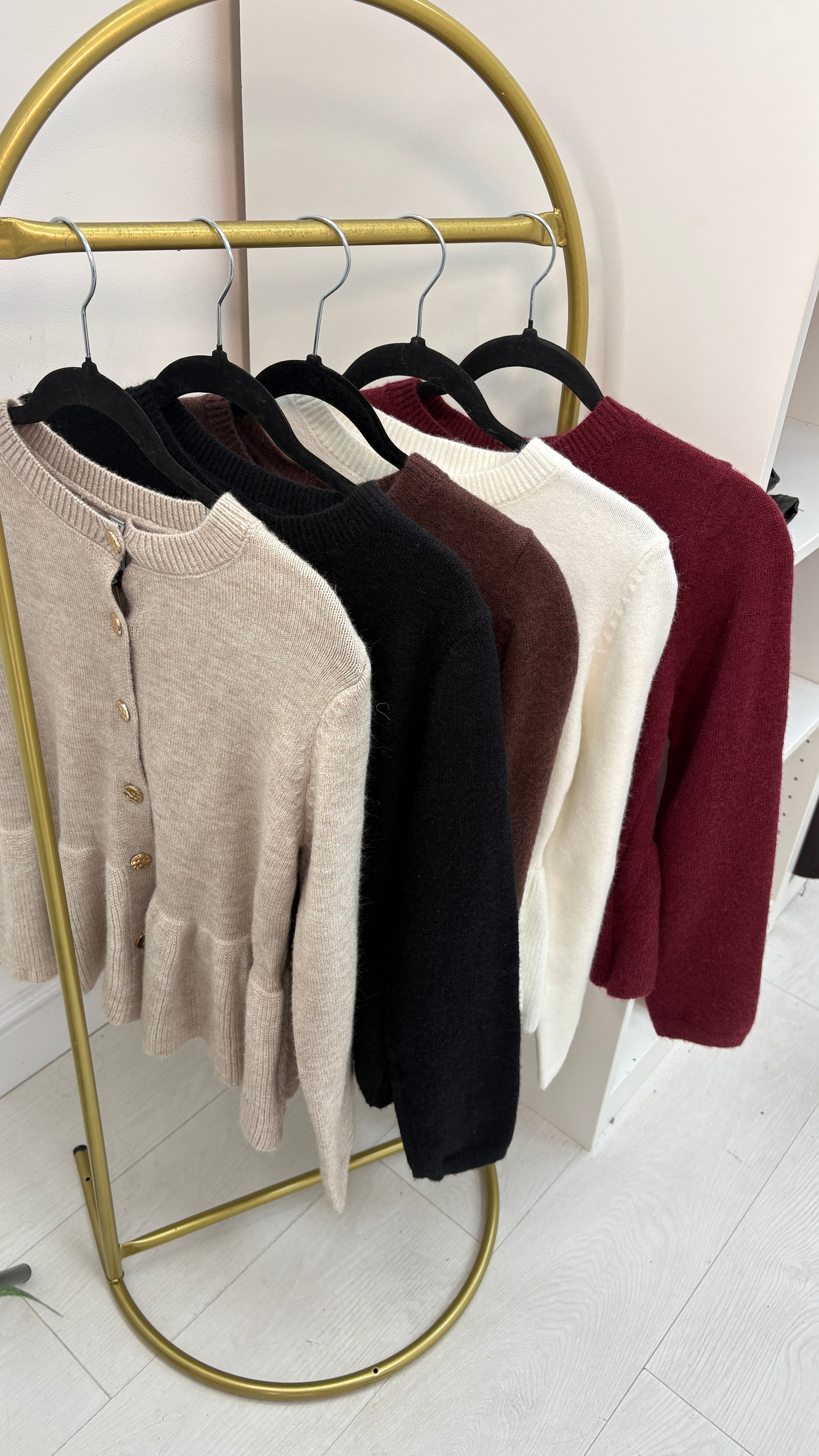 Darcie Peplum Hem Super Soft Jumper