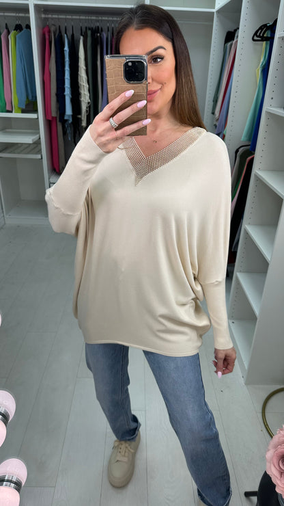 Gonzalo Diamante V Neck Supersoft Jumper