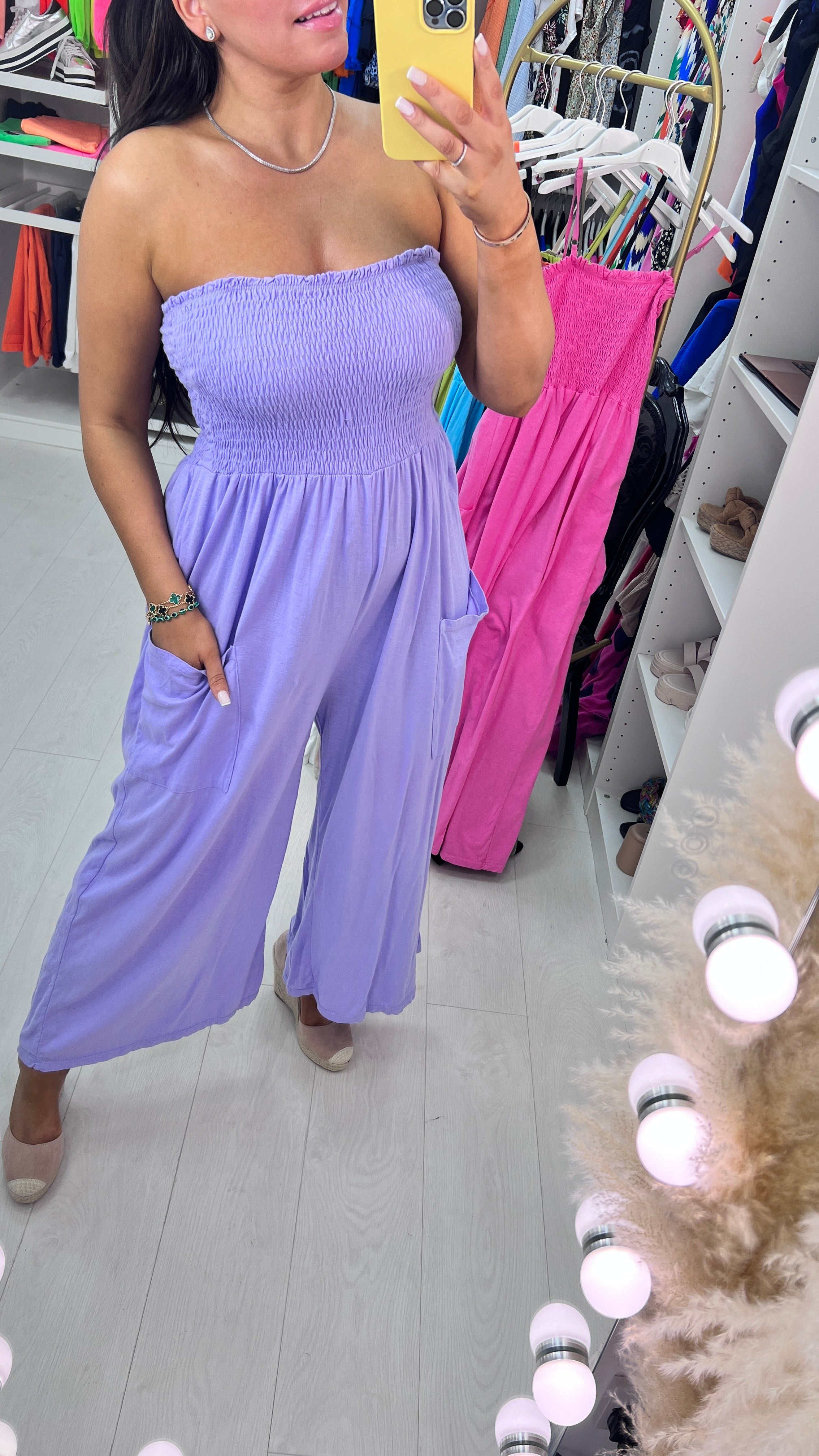 Grenada Elasticated Bust Pocket Jumpsuit