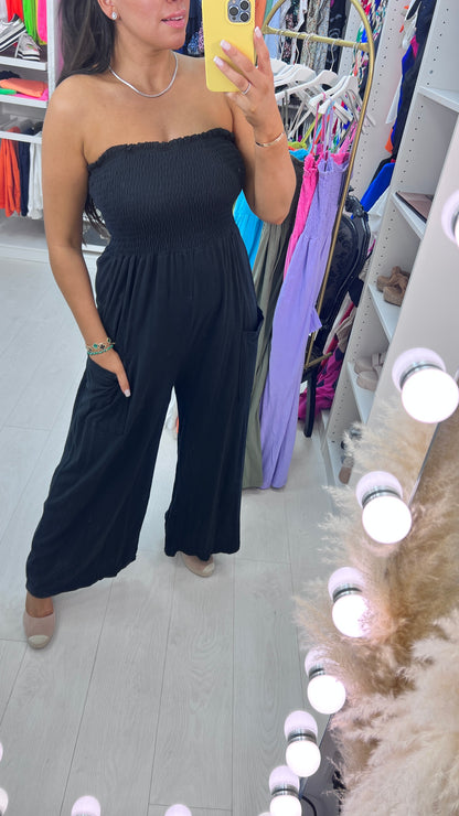 Grenada Elasticated Bust Pocket Jumpsuit