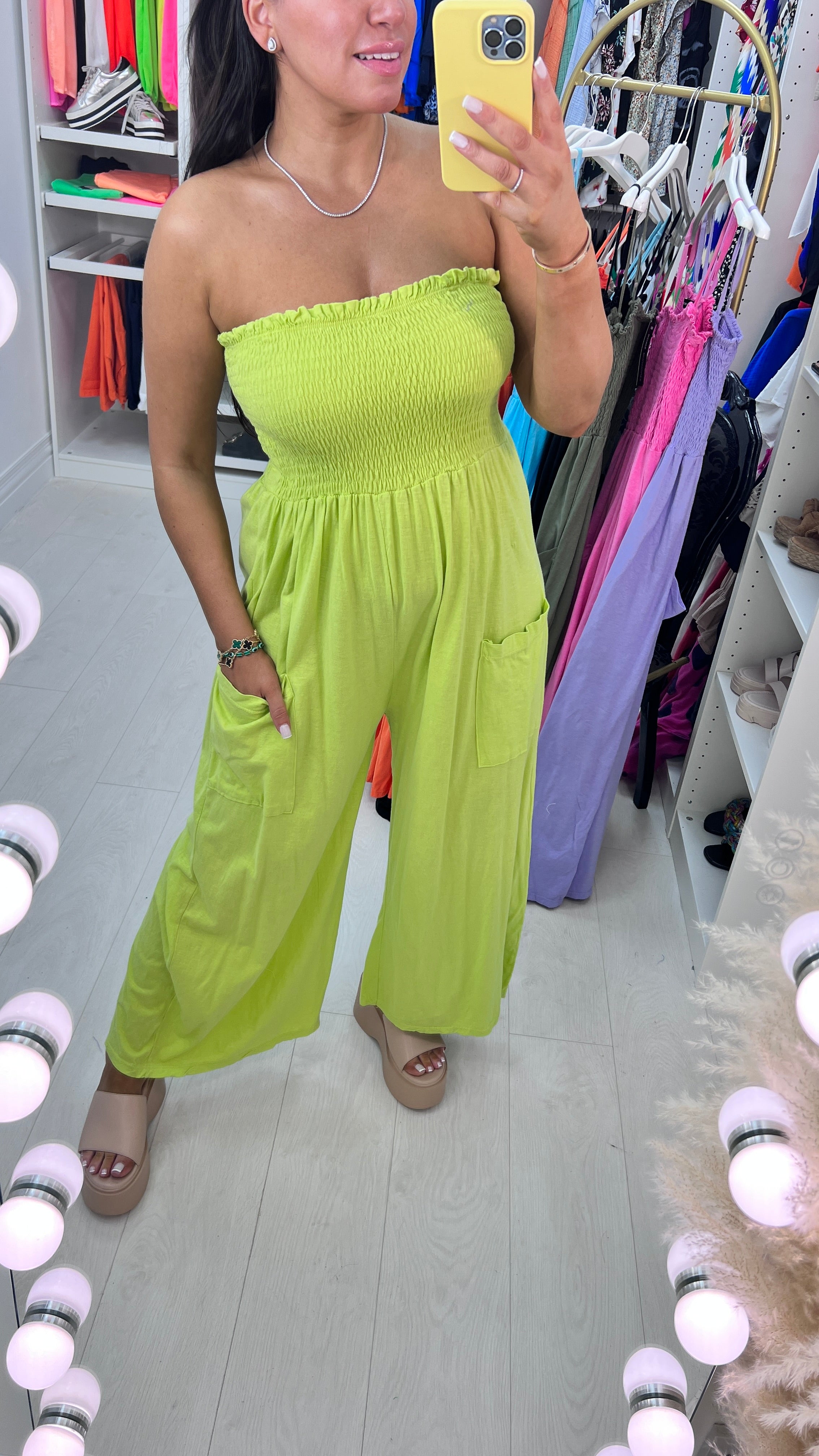 Grenada Elasticated Bust Pocket Jumpsuit