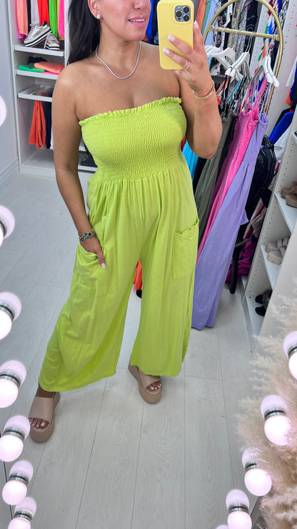 Grenada Elasticated Bust Pocket Jumpsuit