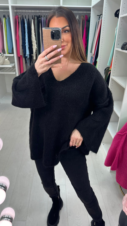 Bellmira Plain Super Soft Oversized Jumper