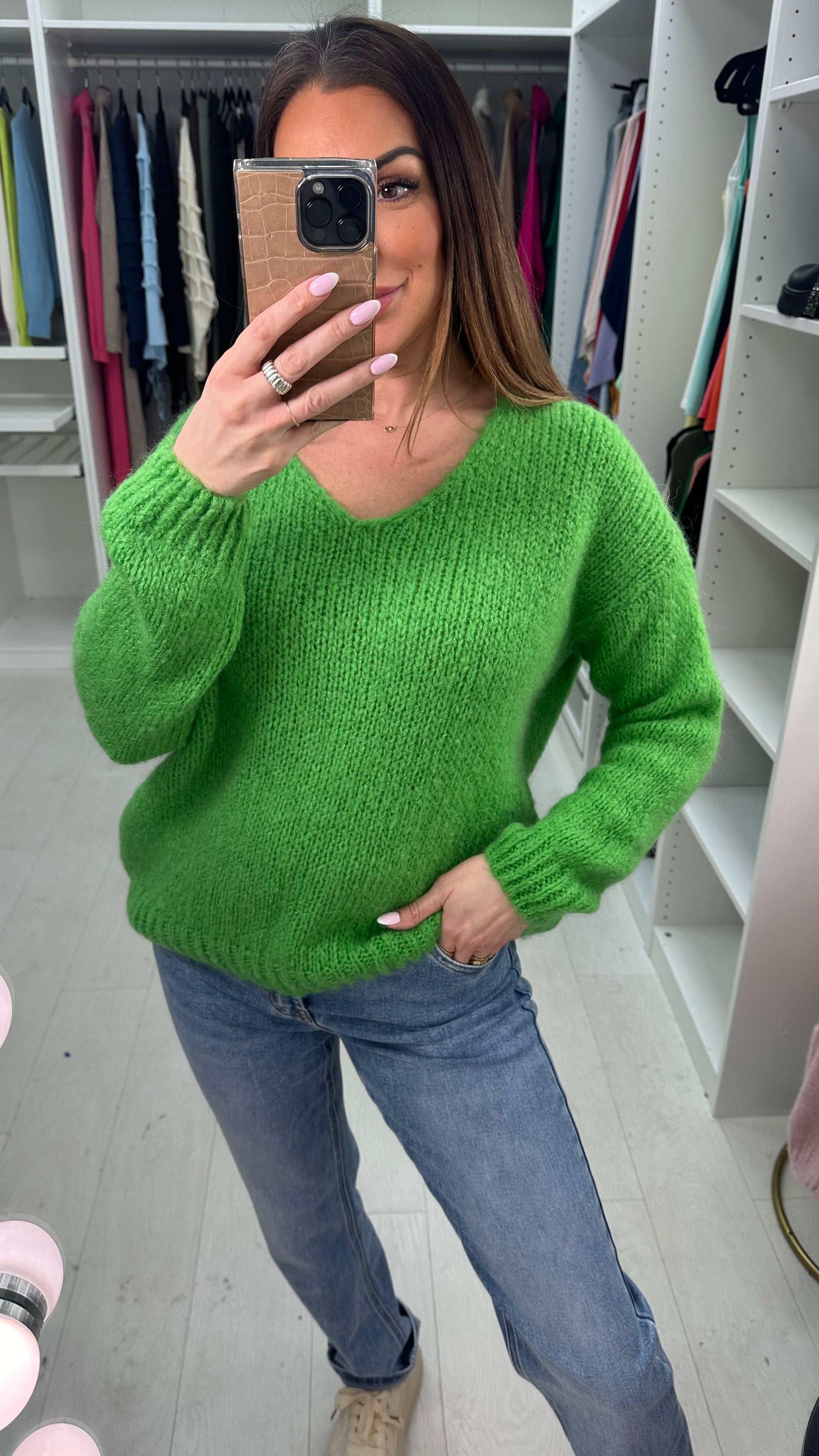 Astoria V Neck Super Soft Knit Jumper