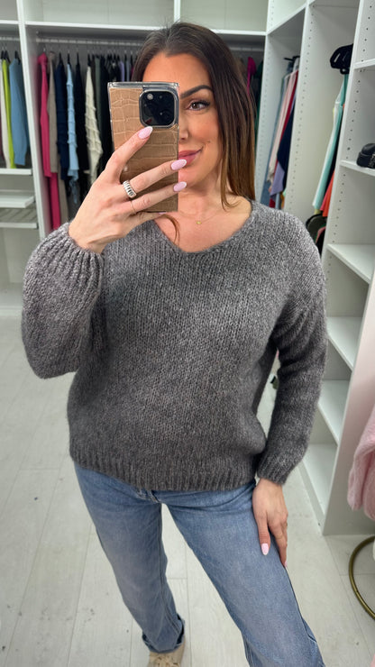 Astoria V Neck Super Soft Knit Jumper
