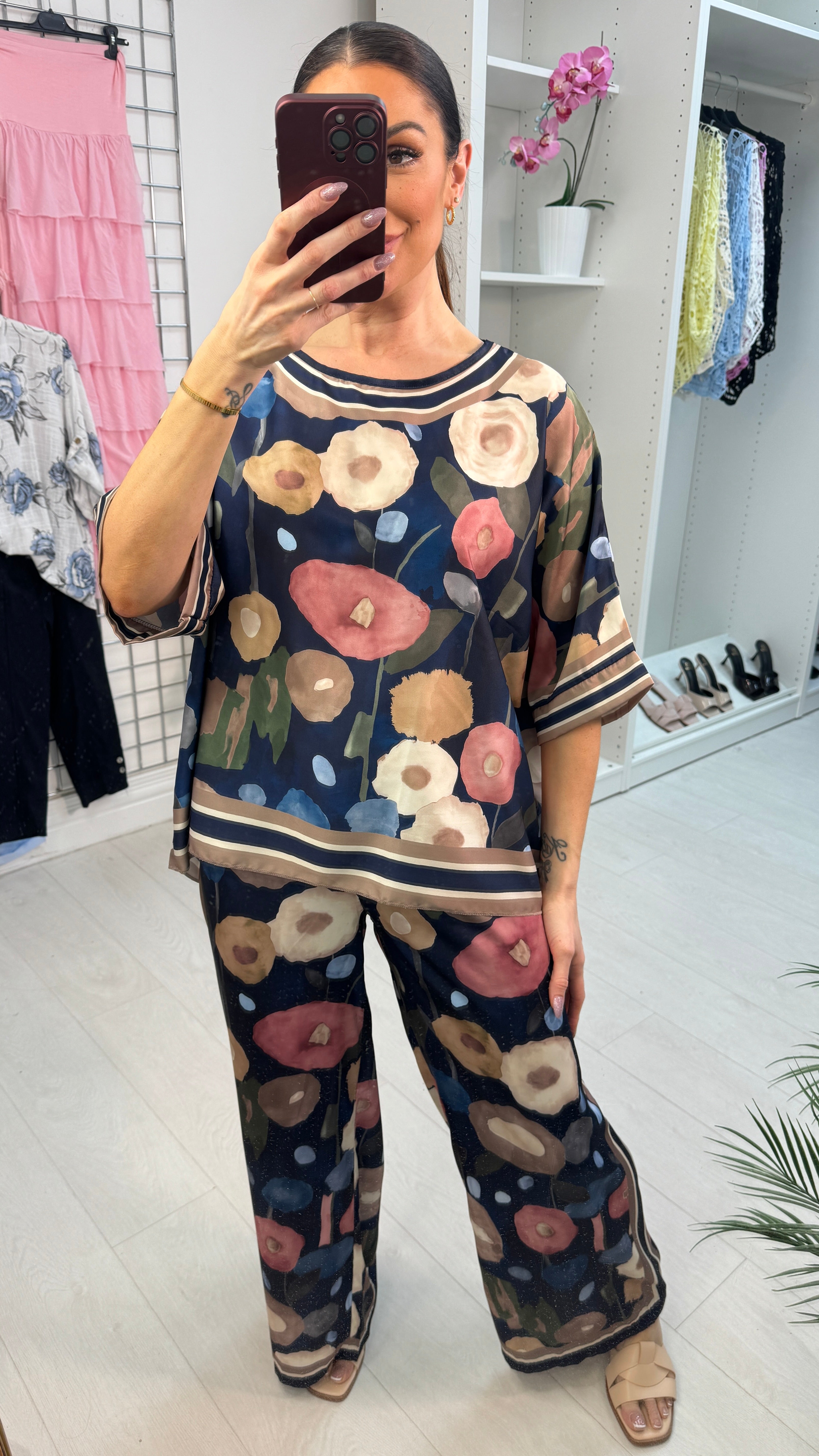 Bromley Loose Fit Silk Co-Ord Set