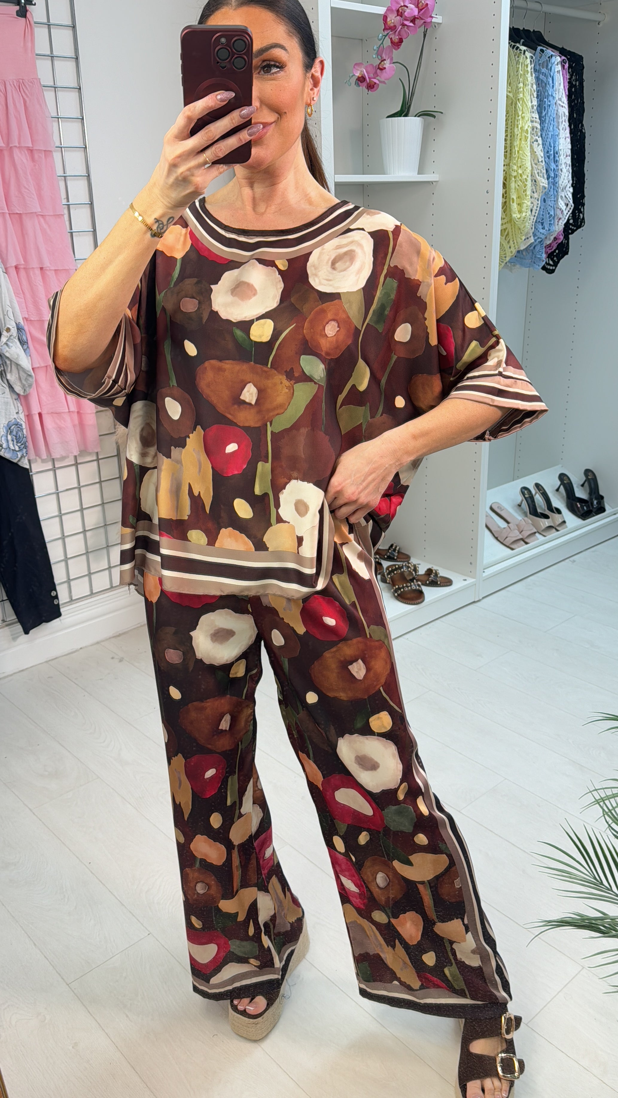 Bromley Loose Fit Silk Co-Ord Set