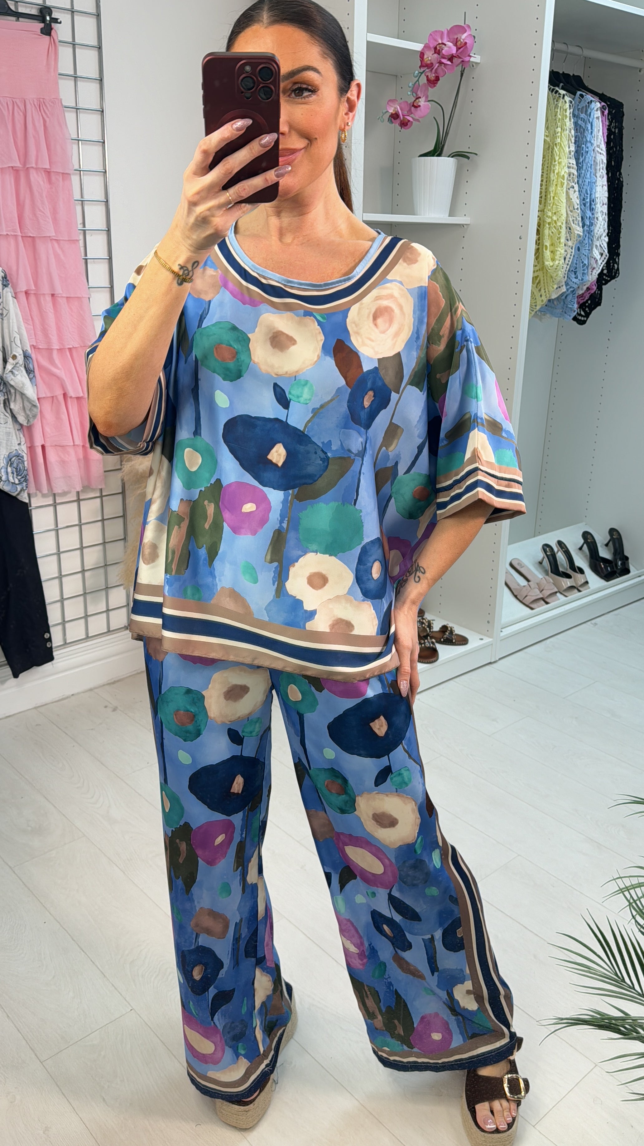 Bromley Loose Fit Silk Co-Ord Set
