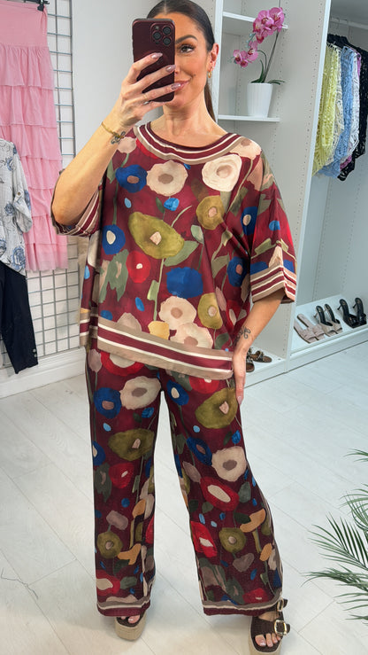 Bromley Loose Fit Silk Co-Ord Set