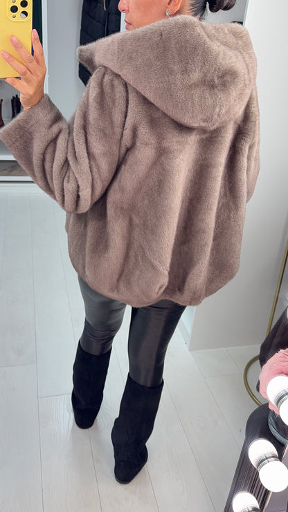 Milano Faux Fur Hooded Jacket
