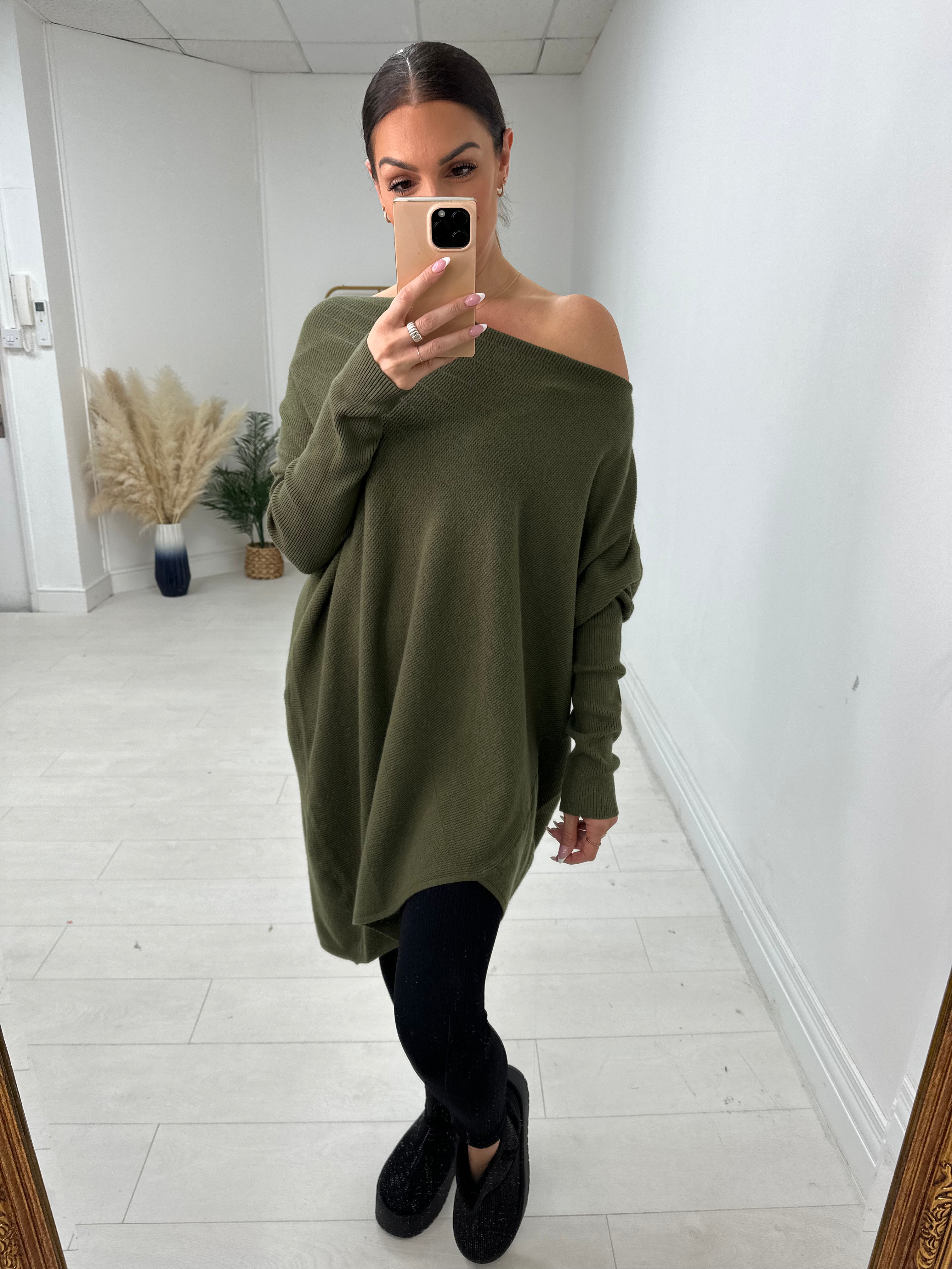 Baylor Cowl Neck Asymmetric Hem Jumper