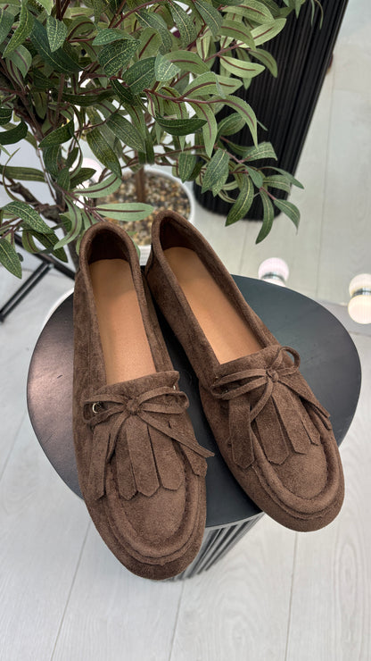 Renee Faux Suede Loafers