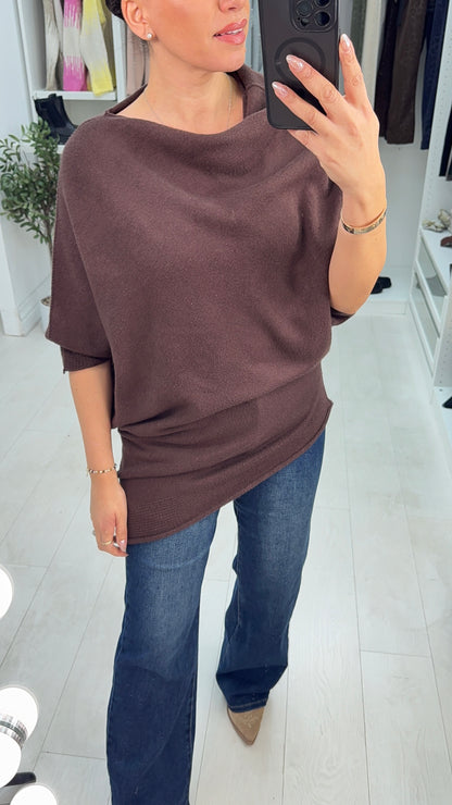 Marina Plain Half Sleeve Jumper