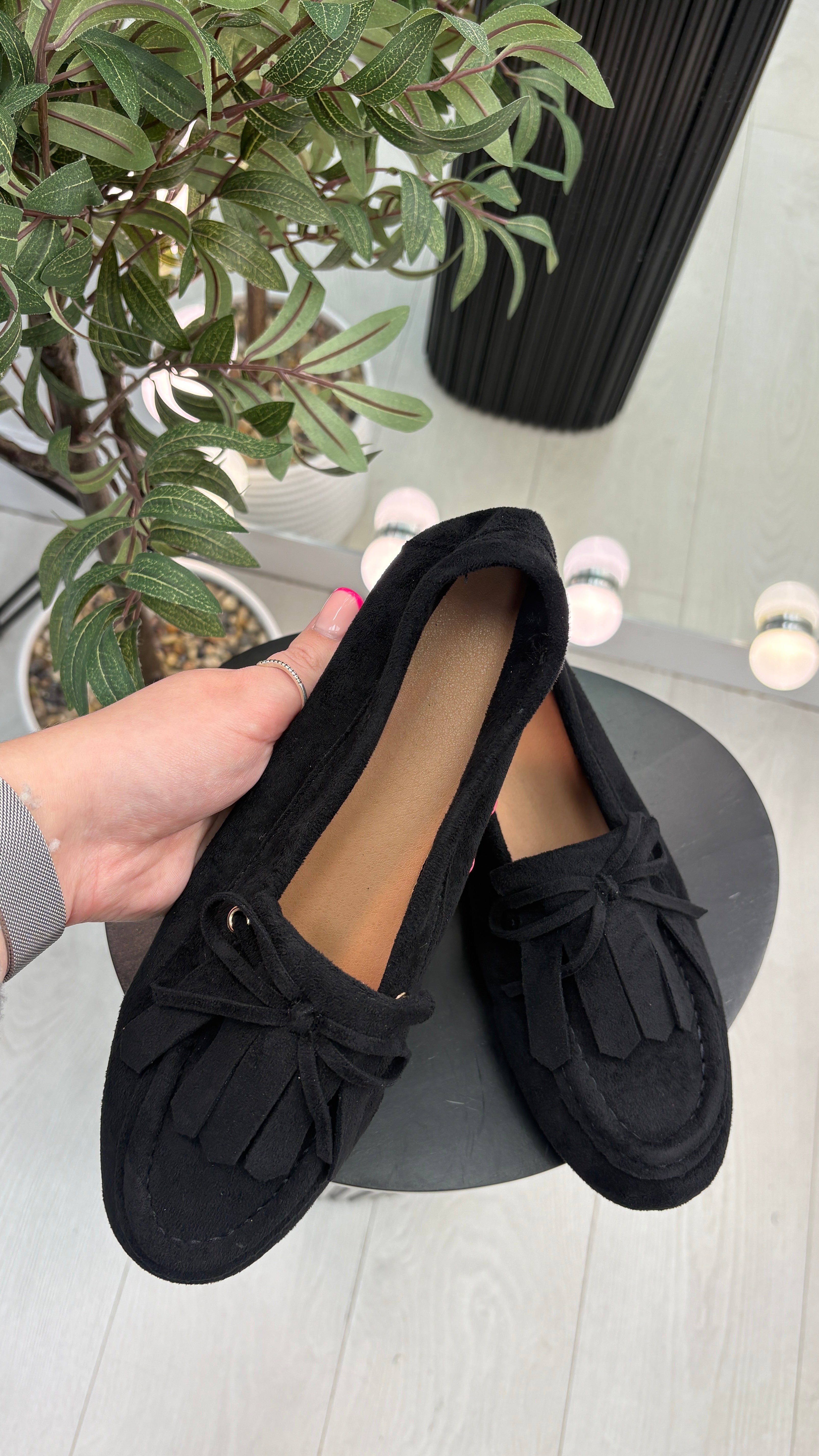 Renee Faux Suede Loafers