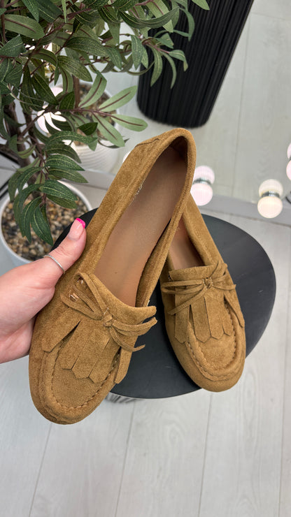 Renee Faux Suede Loafers