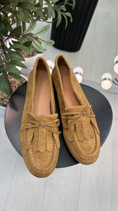 Renee Faux Suede Loafers