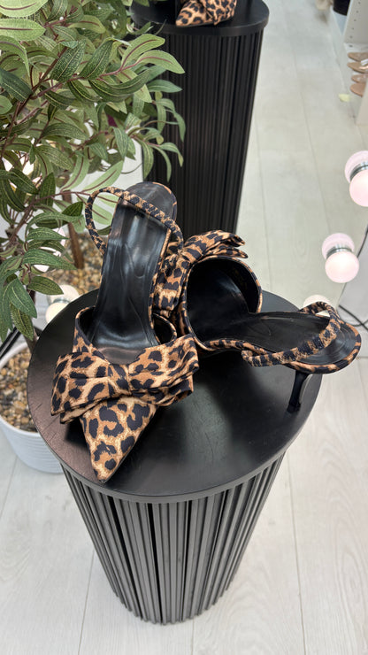 Priya Bow Design Kitten Heel Slingbacks