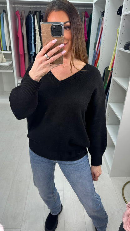 Abiyah Embellished Bow Back Knit Jumper