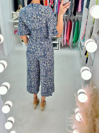 Pandora Wrap Front Floral Jumpsuit