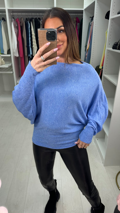 Hunter Plain Oversized Batwing Jumper