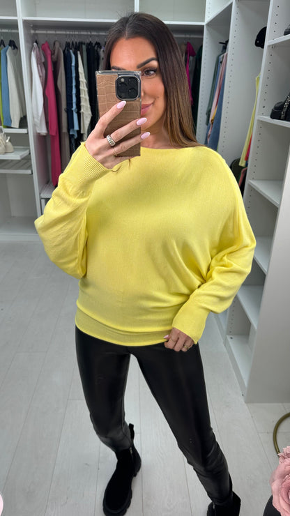 Hunter Plain Oversized Batwing Jumper
