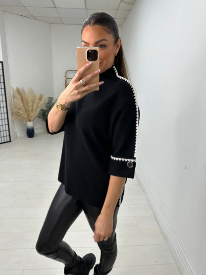 Kirsten Plain Stitch Detail Jumper