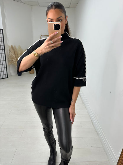 Kirsten Plain Stitch Detail Jumper