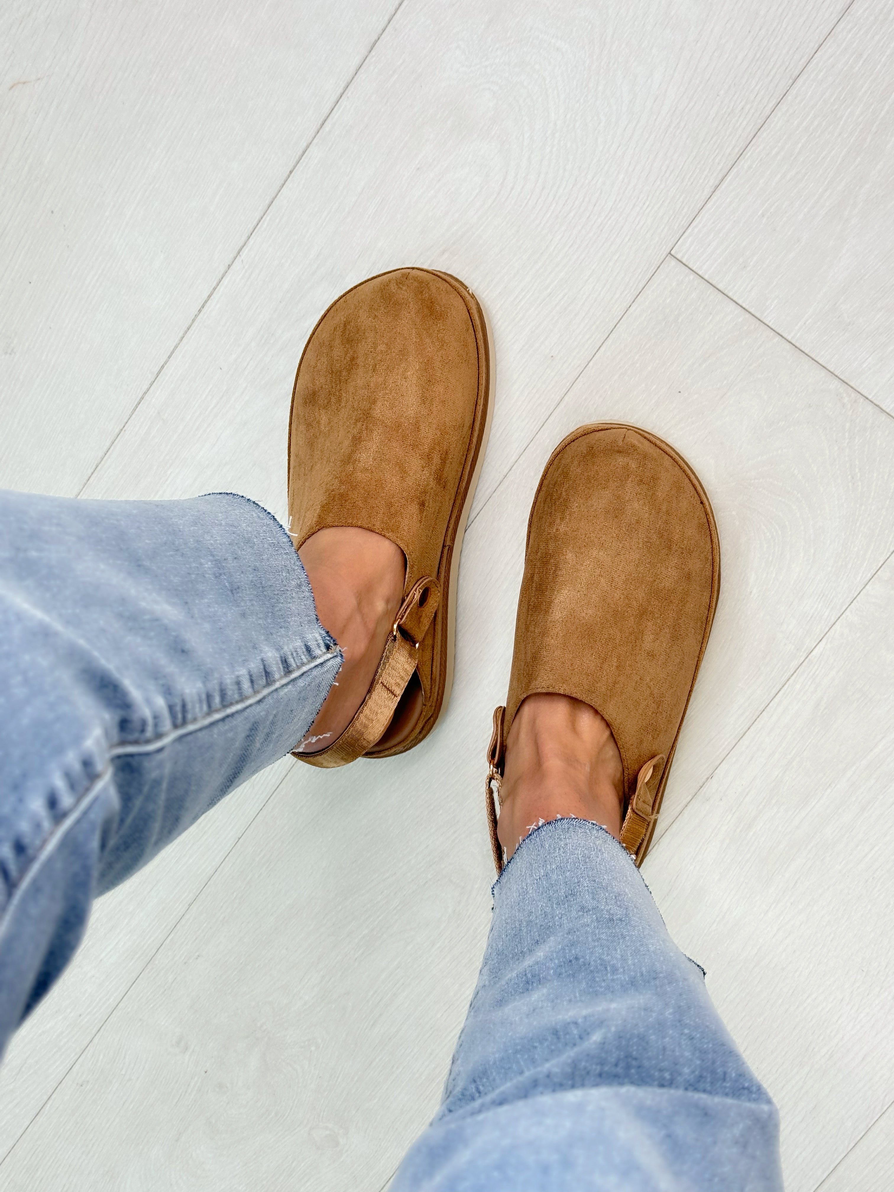 Leo Faux Suede Clogs