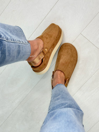 Leo Faux Suede Clogs