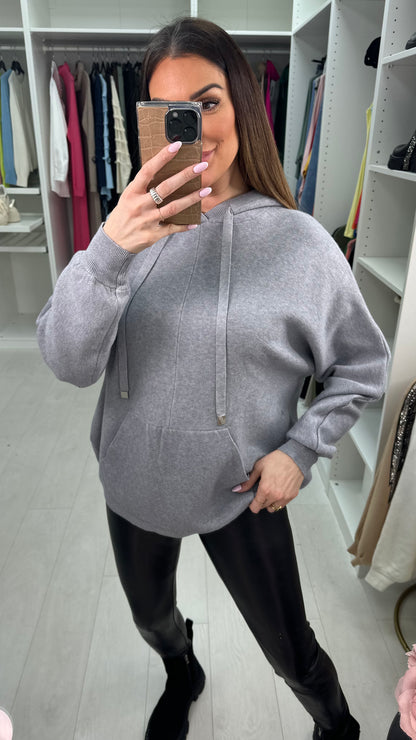 Sheri Embellished Angel Wing Back Hoodie