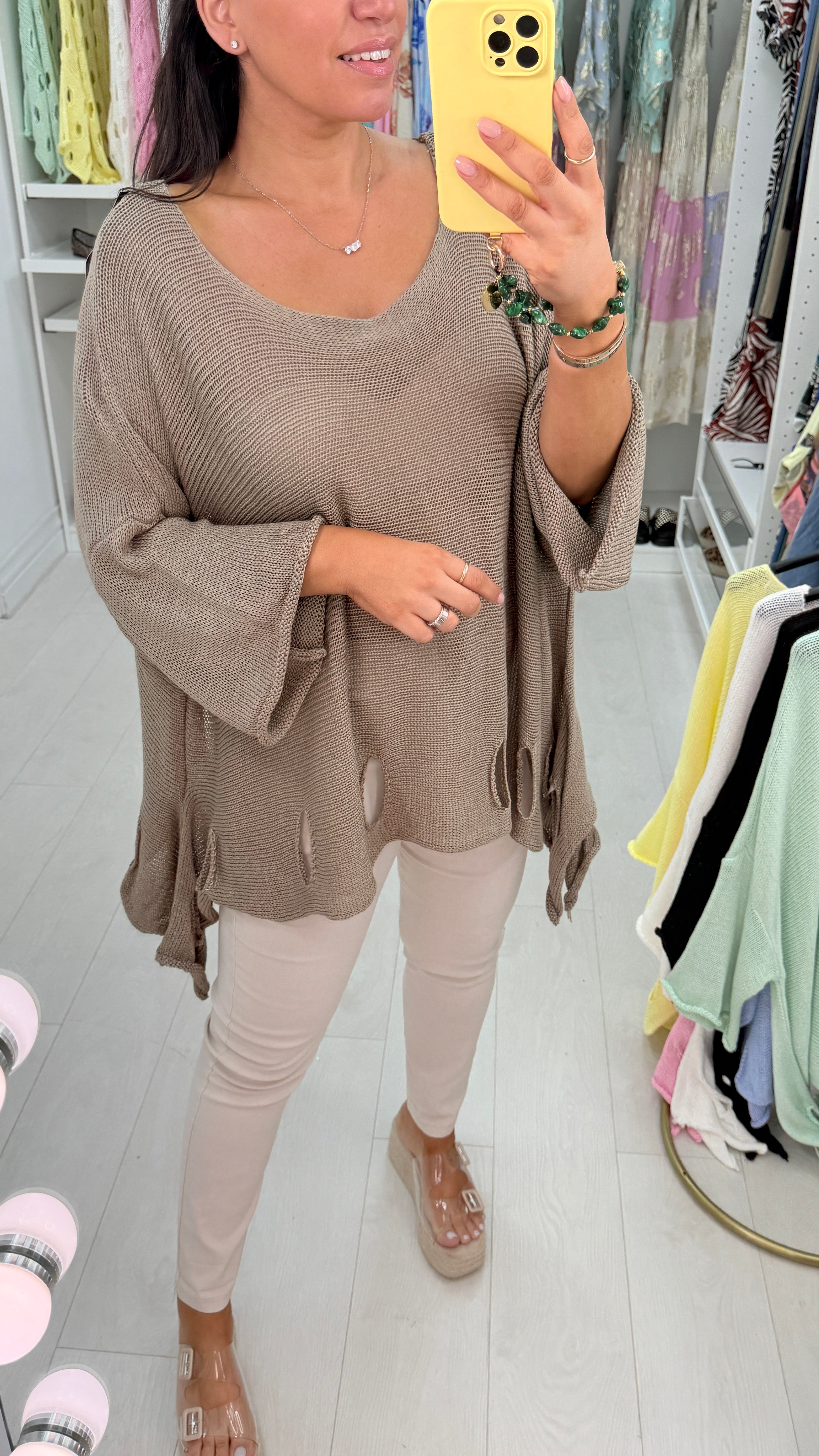 Holy Asymmetric Oversized Jumper