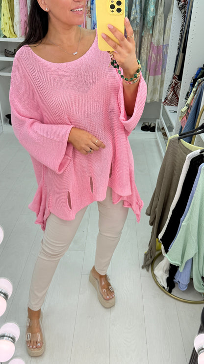 Holy Asymmetric Oversized Jumper