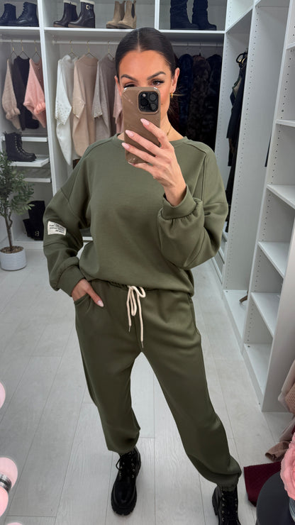 Kingston Plain Sweatshirt And Jogger Set
