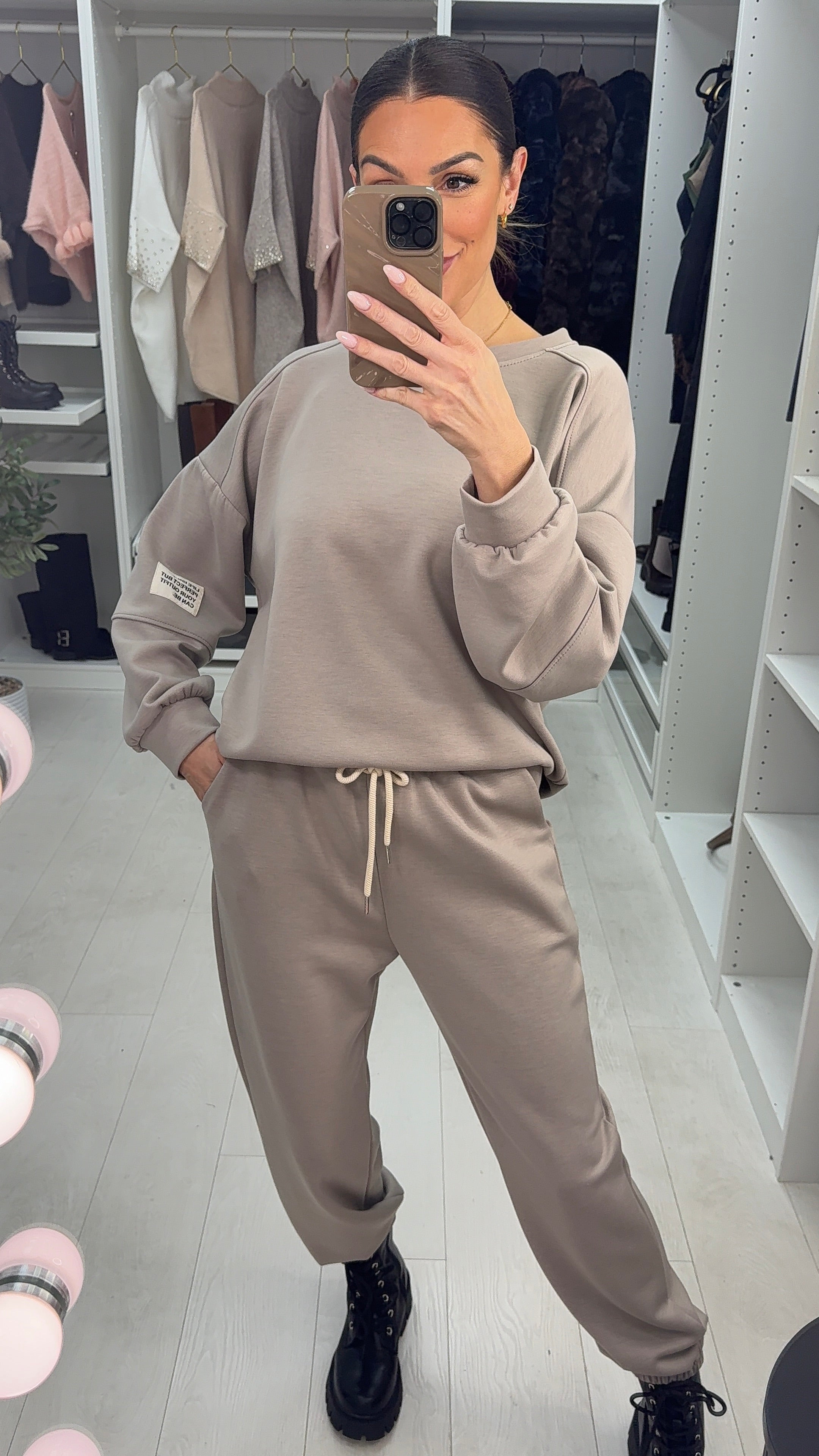 Kingston Plain Sweatshirt And Jogger Set