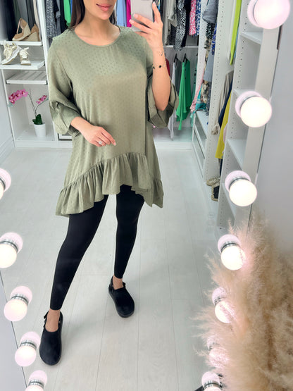 Lilia Dobby Detail Top