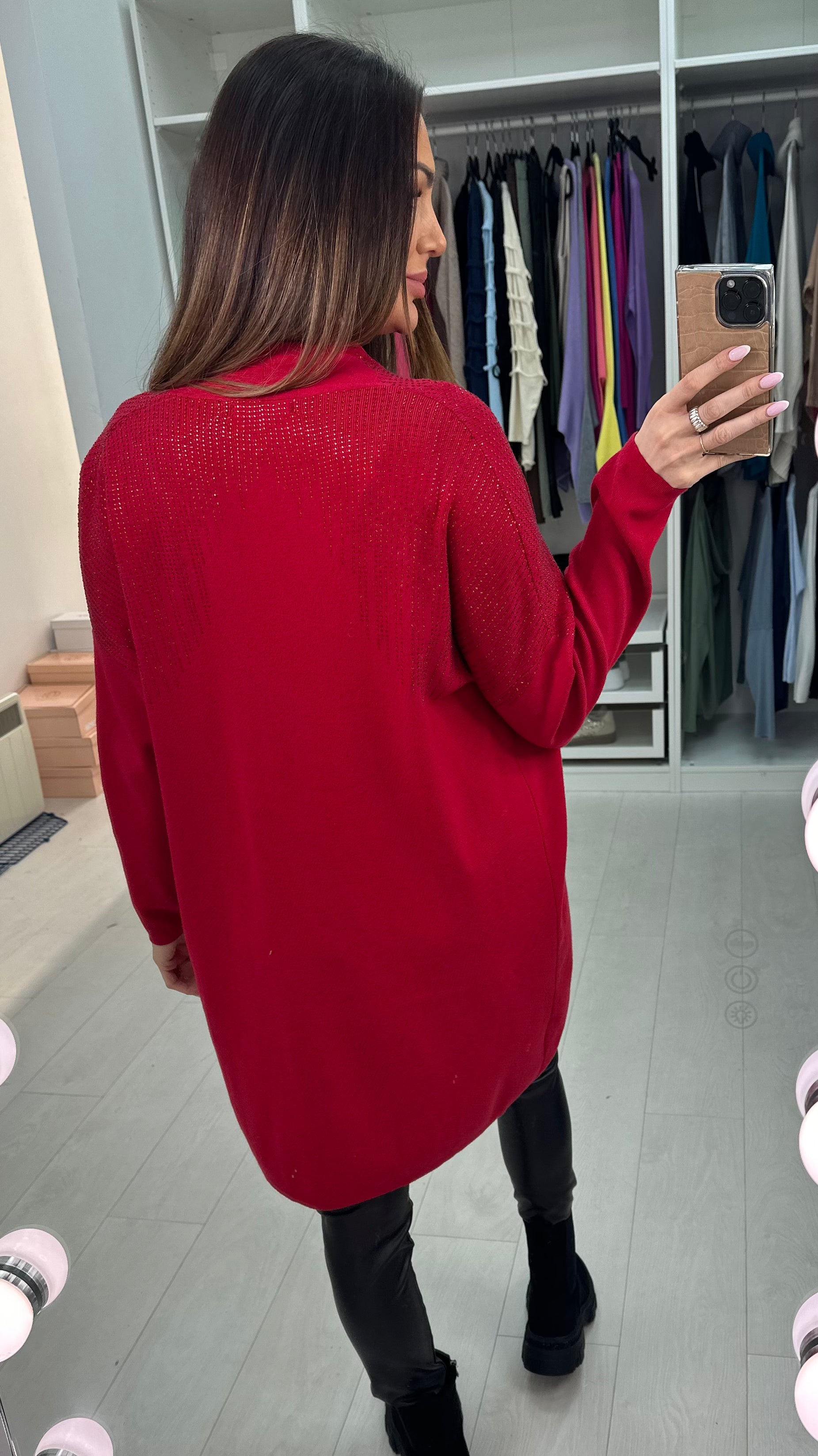 Susie Embellished Detail Longline Cardigan