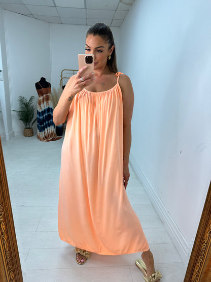 Solara Neon Loose Fit Maxi Dress